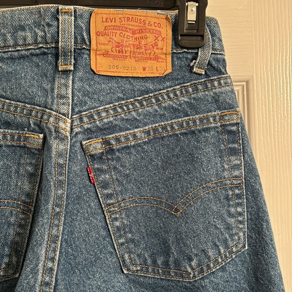 Levis 505 straight leg 0213 jeans 80s 1980s vintage - Picture 3 of 7